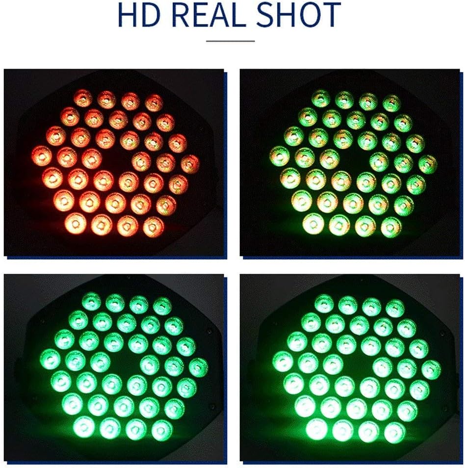 ステージライト❣️36個LED 3in1 RGB 舞台照明 リモコン付 4個入り ステージライト 36個LED 3in1 RGB 舞台照明 リモコン付 4個入り